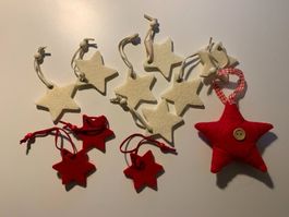 11 weihnachtliche Filzsterne