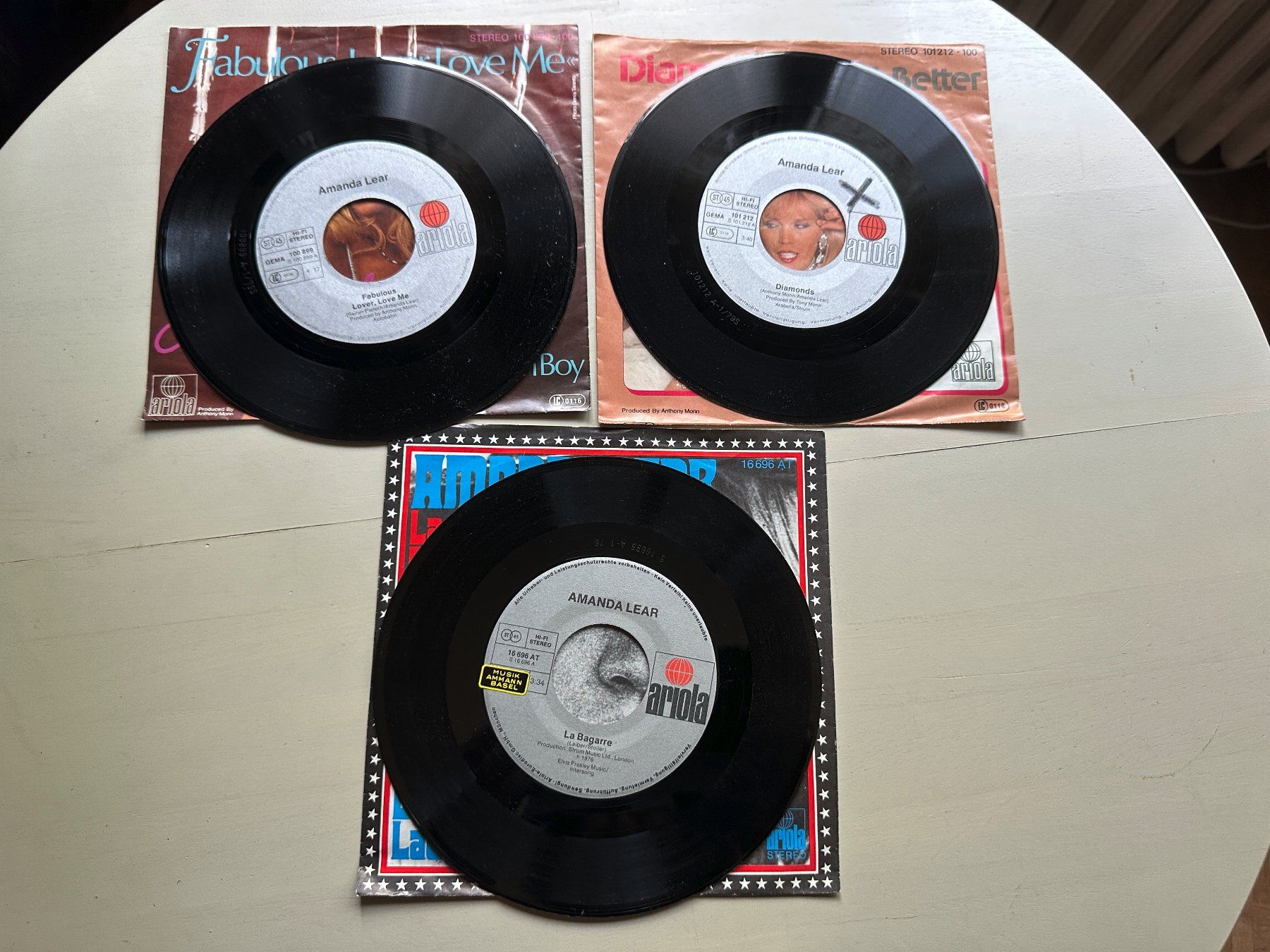 Dischi in vinile: AMANDA LEAR tolle Single Kult Top 70's Hit Disco Electronic – Usato da Basel venduto da Partridge 2