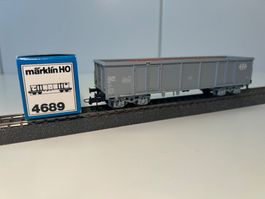 Märklin H0 4689 Hochbordwagen Eaos der SBB mit Ladung / AC