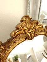 Deko Spiegel goldig Barock neu