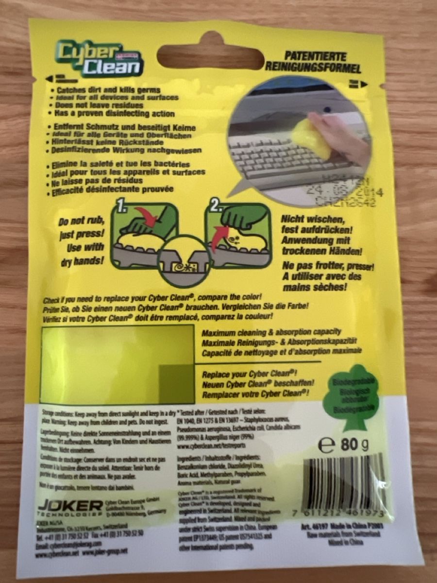 Prodotti di pulizia: Cyber Clean Bildschirmreiniger Set neu – Nuovo e nell'imballaggio originale da Wettingen venduto da stern910 4