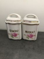 3 Antike Porzellan  Gewürz Dosen