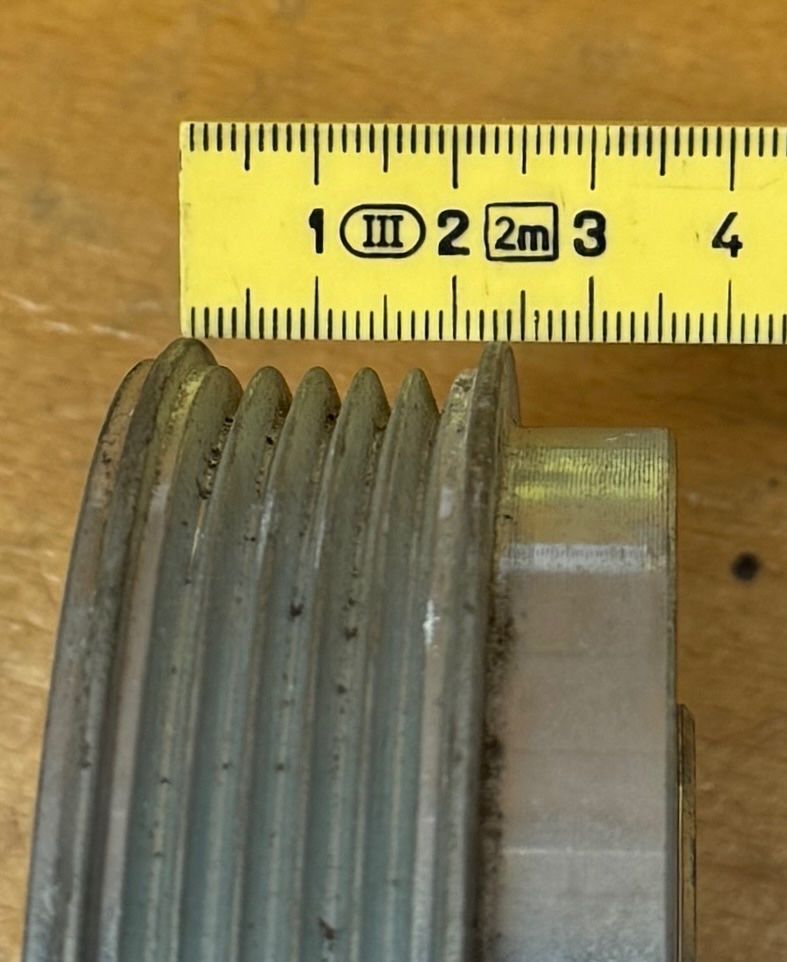 Altro per industria metallurgica: Sanden 119mm/5-Rillen Pulley – Nuovo (secondo la descrizione) da Schaffhausen venduto da ROCAMECANICA 4