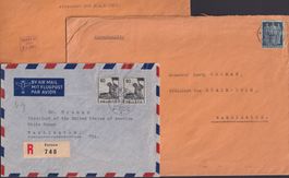 5 Briefe an US Präsident HARRY TRUMAN, einmalige Chance!