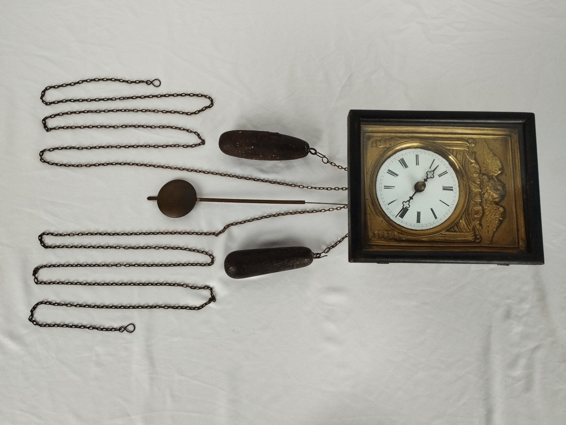 Orologi da terra & Orologi da parete: Rahmenuhr Antik - Biedermeier – Difettoso da Schübelbach venduto da Restwert_Schubelbach 3