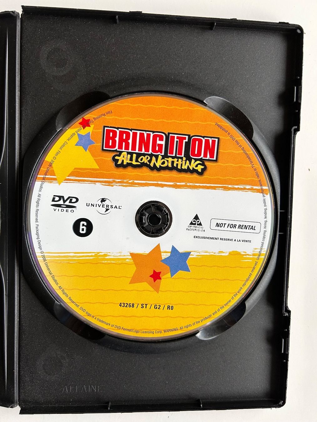 Alle DVDs: BRING IT ON ALL OR NOTHING – Gebraucht aus St-Cierges von  2