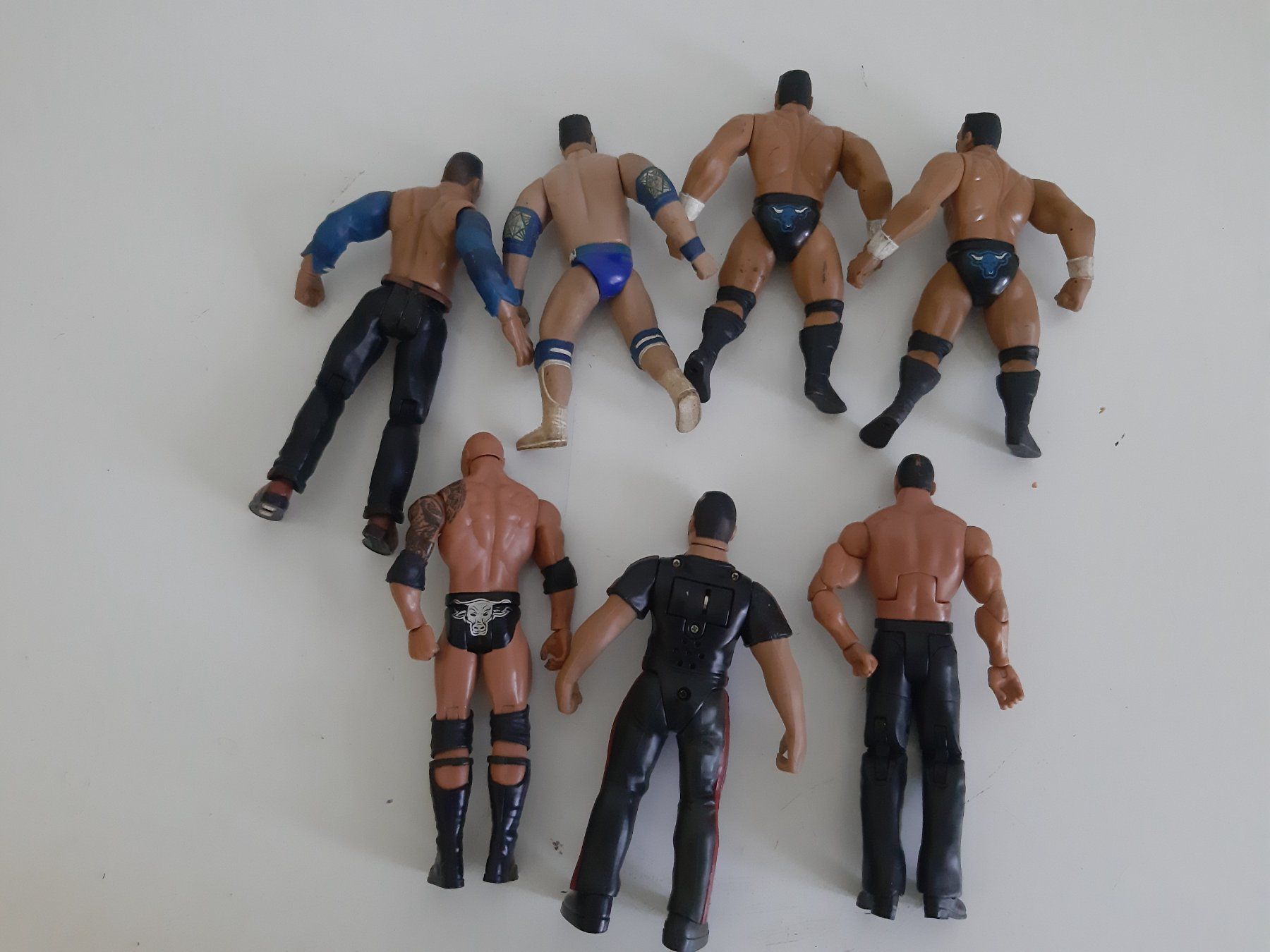WWE Statuette: WWE Lot 7 Action Figure The Rock Sammlung – Usato da Buchs SG venduto da Bray_Law 2