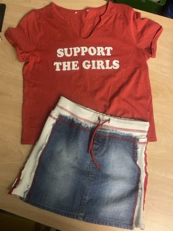 Damen T-Shirt und Rock Gr. 36 guter Zustand