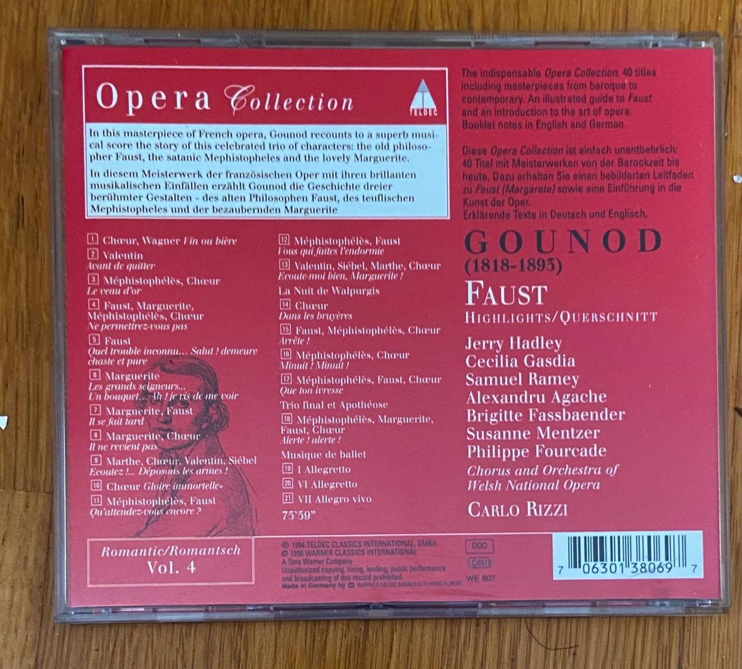 CDs: Gounod - Faust CD Ramey • Fassbinder • Carlo Rizzi – Gebraucht aus Luzern von Lycka 1