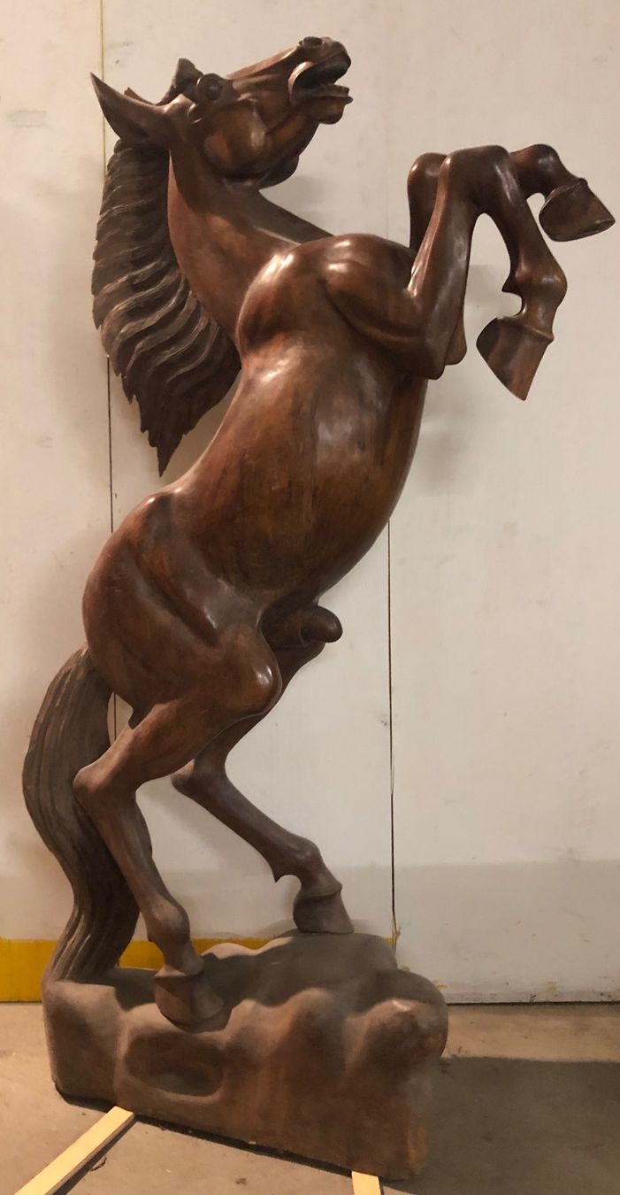 Articoli in legno: Pferd aus Teakholz Höhe 1.6 Meter – Nuovo (secondo la descrizione) da Muttenz venduto da -Fabio- 2