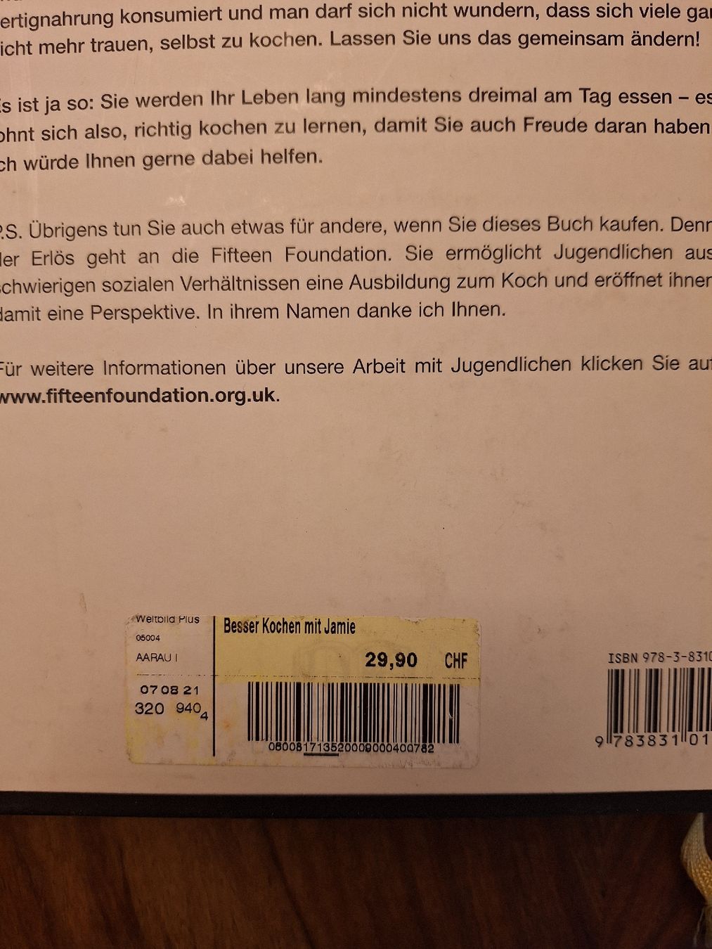 Libri: Jamie Oliver - Besser Kochen Kochbuch – Usato da Oberrieden venduto da man_9tm2 2
