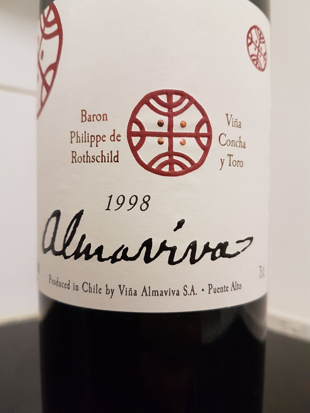 Vino: Almaviva 1998    75 cl. – Nuovo (secondo la descrizione) da Grenchen venduto da poggione 3