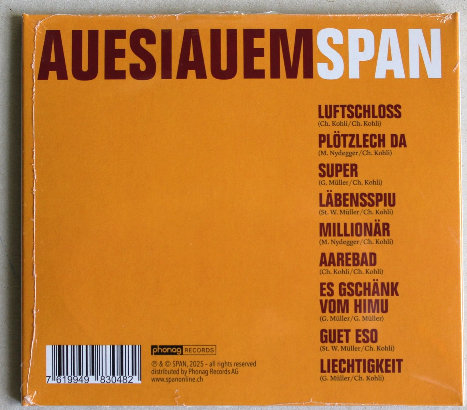 CD: Span / Auesiauem – Nuovo e nell'imballaggio originale da Worblaufen venduto da Cookie23 1