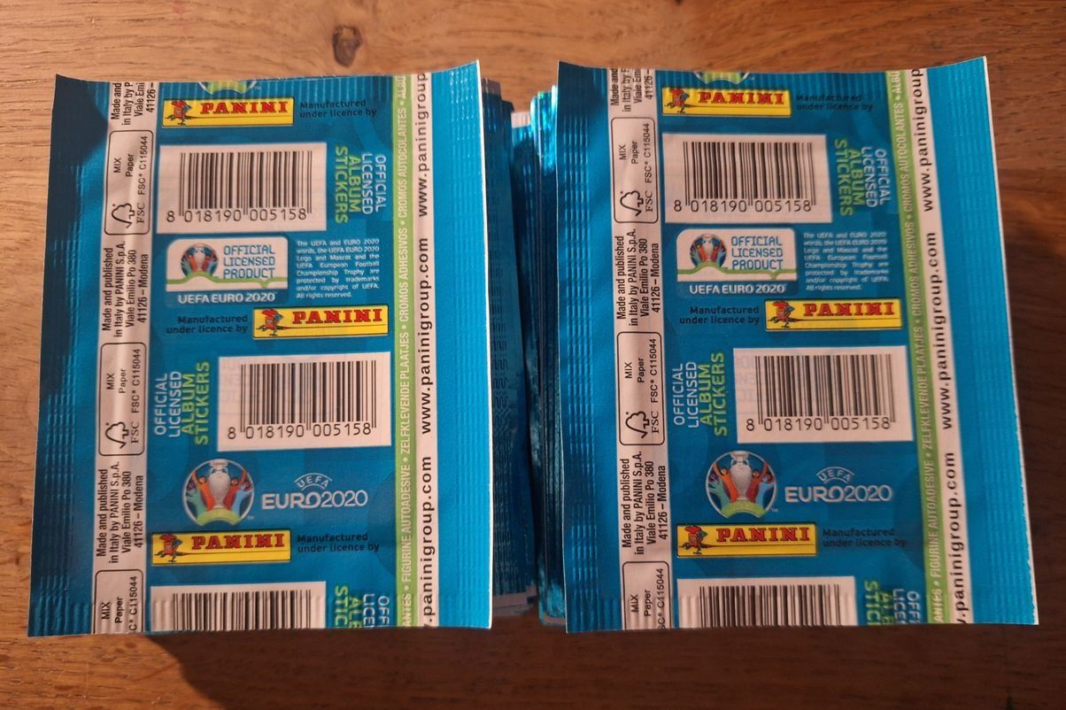 Panini Carte collezionabili: Panini EM 2020 / Originalverpackte Tüten – Nuovo (secondo la descrizione) da Horw venduto da Zemmerli 1