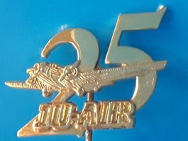 25 Jahre JU-AIR _ Flugzeug Jubiläum _ Anstecknadel _ Aviatik