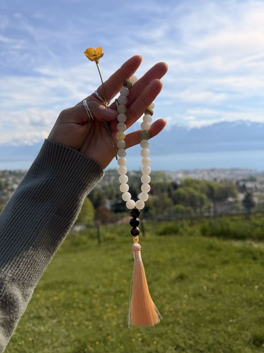 Altri gioielli: chapelet en quartz rose et onyx – Nuovo (secondo la descrizione) da Clarens venduto da ki.pierre