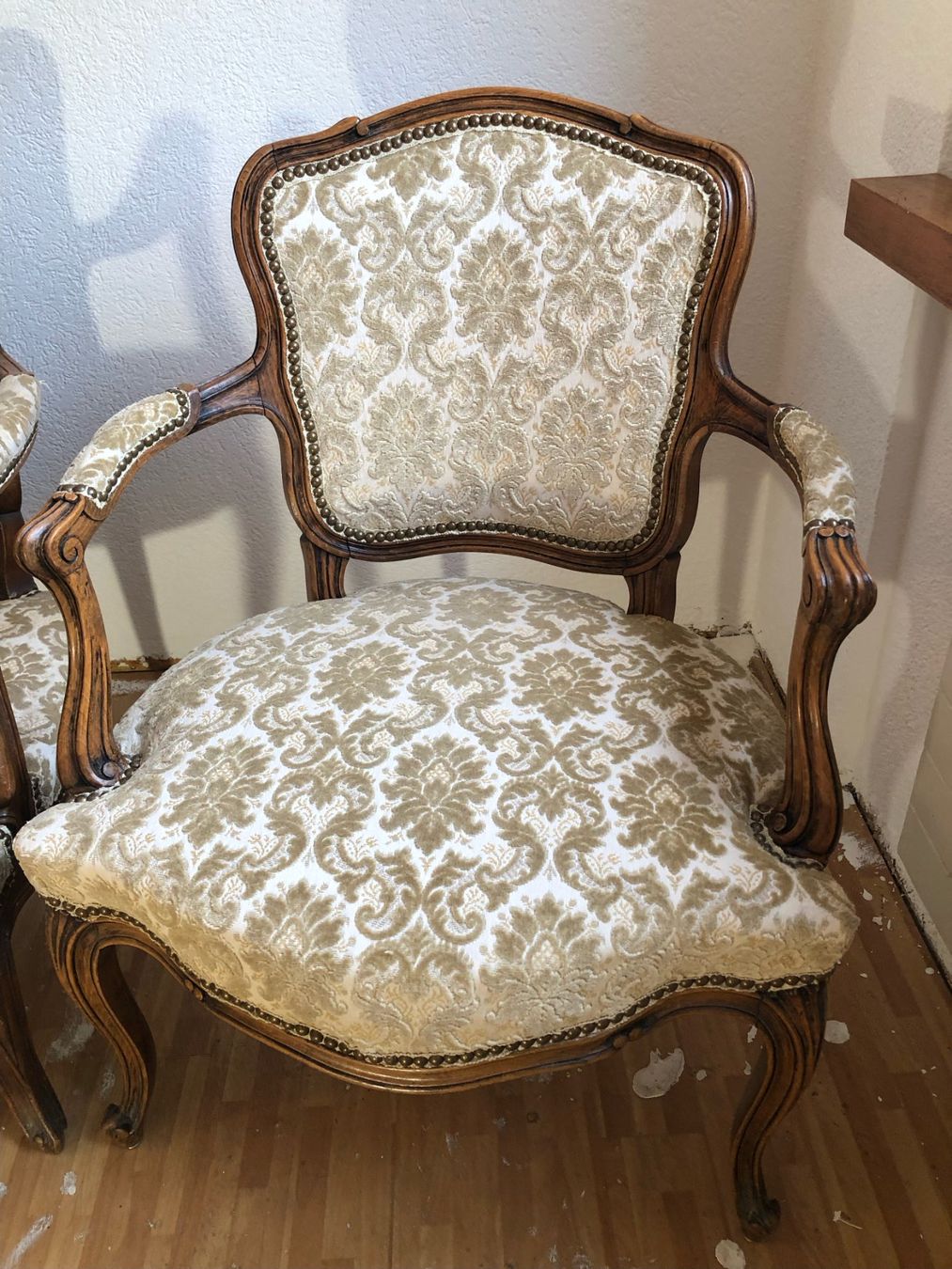 Sofas: Antikes Salon-Set Sofa & 2 Sessel Brokat Barock Stil Möbel – Gebraucht aus Fahrwangen von Dirk.Gerlach 1