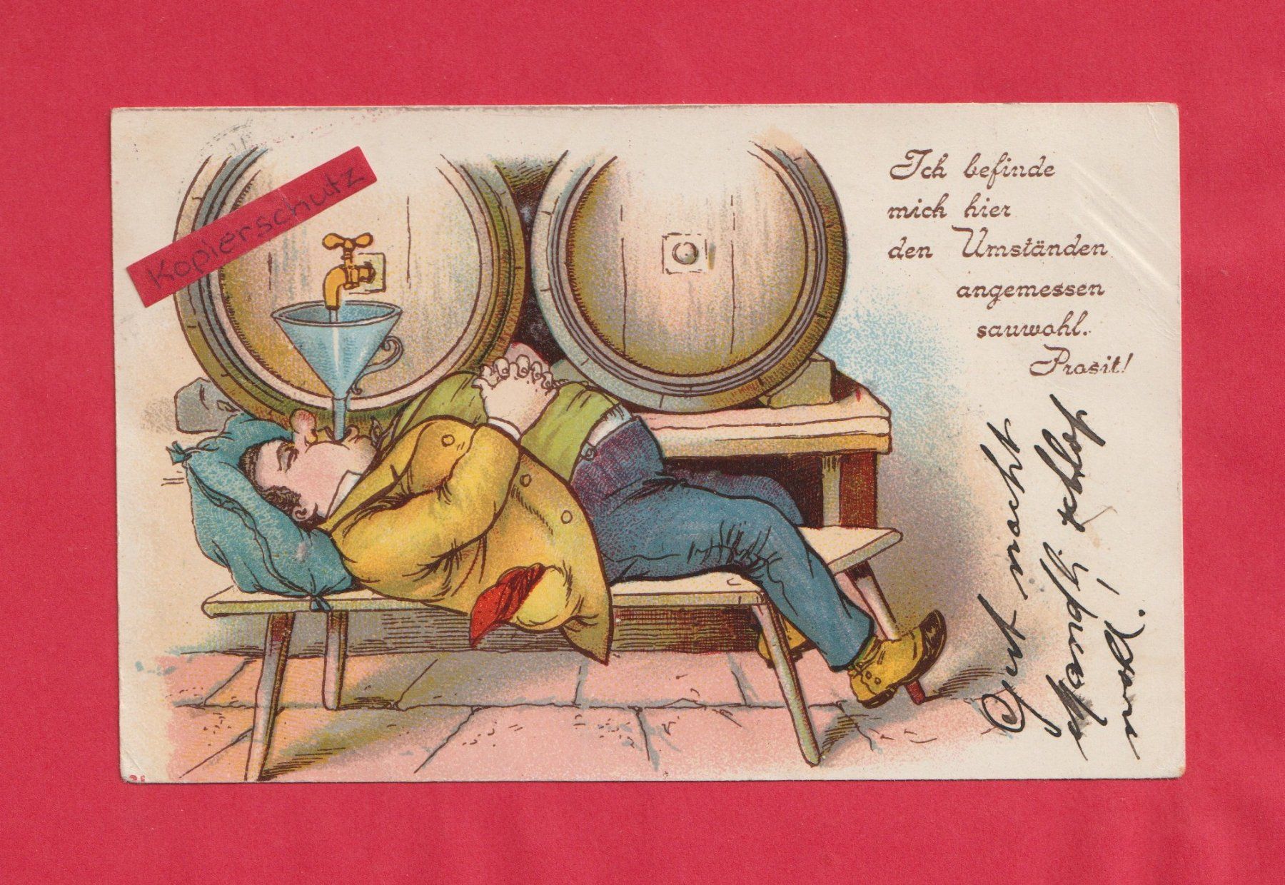 Cartes postales: Ich befinde mich hier sauwohl ! – D'occasion à Zürich par Gill46