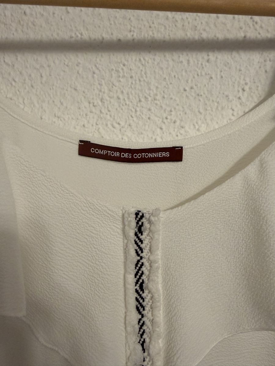 Comptoir des Cotonniers Top: Comptoir des Cotonniers Top Weiss Grösse 36 – Usato da Udligenswil venduto da mp9_f7jr 1