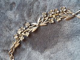 Trachtenschmuck Collier, versilbert