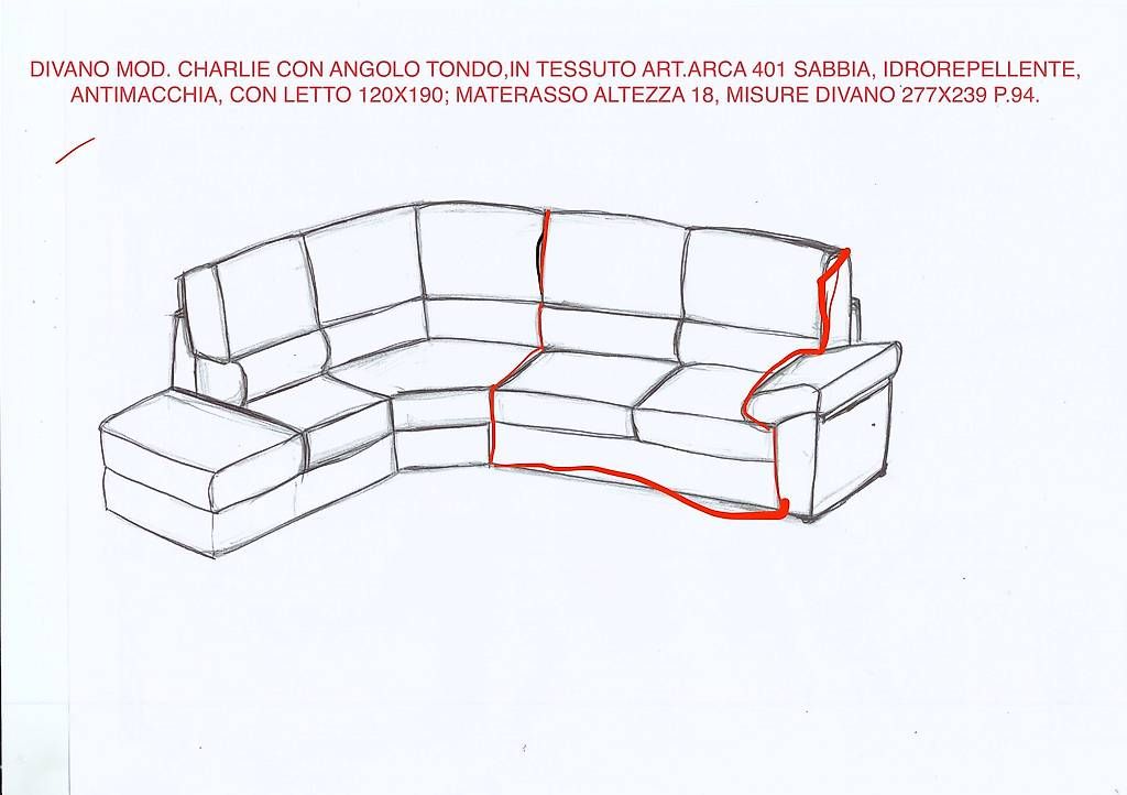Sofas: Elegant Modular Sofa with Integrated Bed  Premium Fabric – Gebraucht aus Dübendorf von Claudia.a.santini 3
