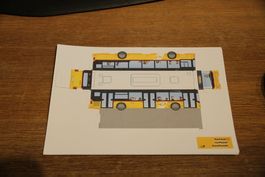Postauto, Bastelbogen