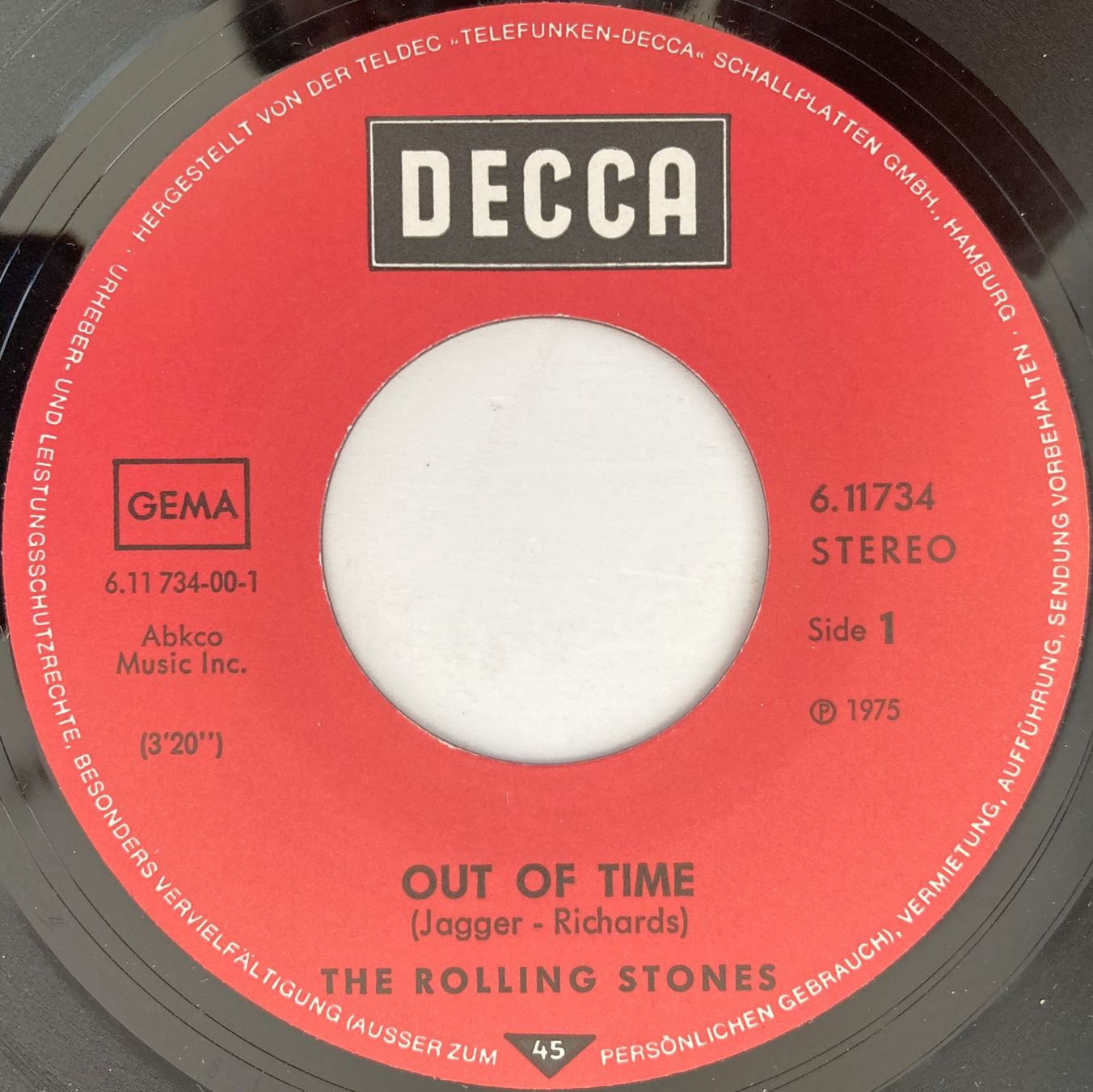 Schallplatten: ROLLING STONES - OUT OF TIME – Gebraucht aus Bottens von hotter-than-hell 2