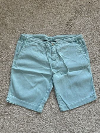 Loro Piana Bermuda Shorts XL Leinen Baumwolle Made in Italy