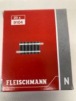 Fleischmann Spur N 9104 gerades Gleis VP 20, 20 St. neu OVP
