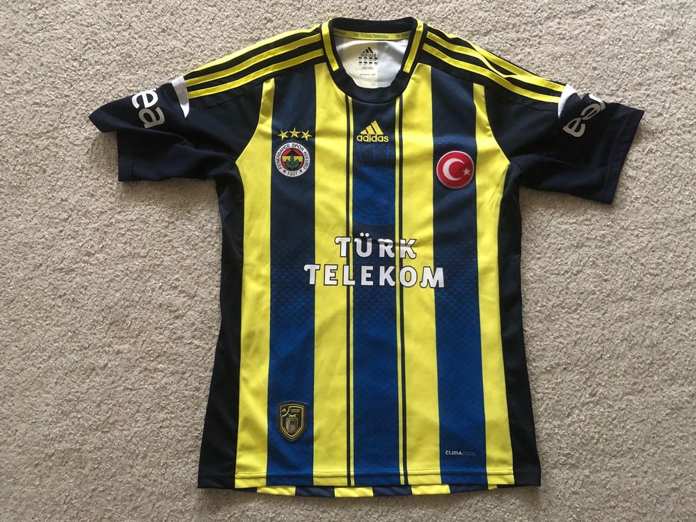 Maillot Extérieur Fenerbahce SK 2004/2005 - Adidas Bleu - Taille M - Vintage