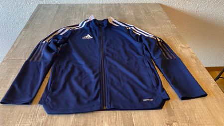 Adidas Sportset blau Grösse 164 guter Zustand