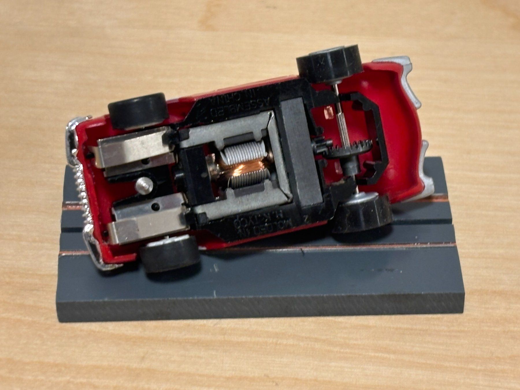 Tyco Piste: Tyco Corvette 1960 rot/weiss – Usato da Bülach venduto da h0slotch 8