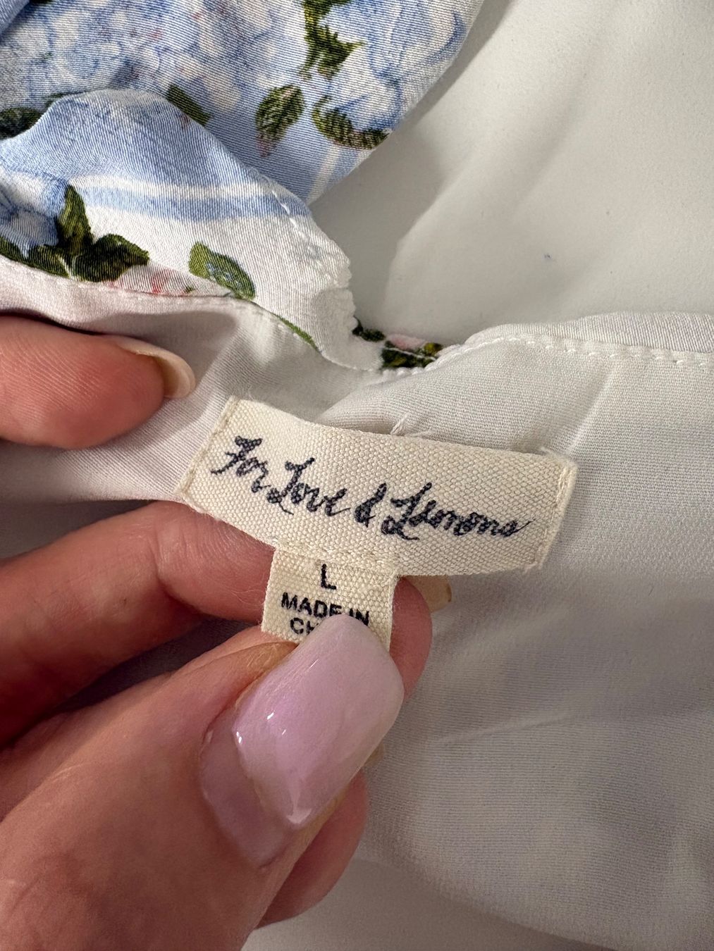 Blusen: For Love & Lemons kurze Bluse Gr. L gemustert cropped – Neu (gemäss Beschreibung) aus Regensdorf von secondchancefashion 6