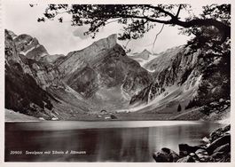 Seealpsee, gelaufen 1948 Feldpost KURS f. DIENSTE h.d. FRONT
