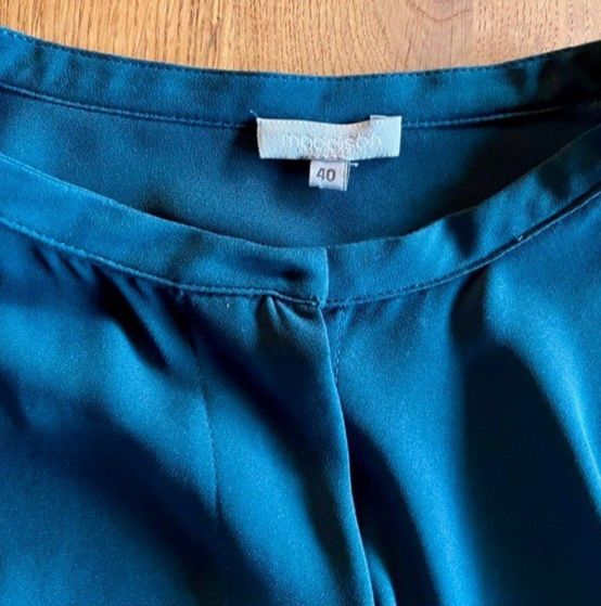 Maddison Camicette: Bluse Maddison grün blau petrol Gr. 40 – Usato da Winterthur venduto da Arunasu 1
