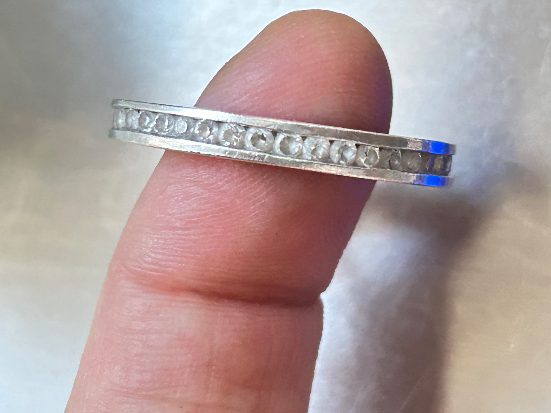 Anelli: Silberring MODERN Gr. 61, Vintage – Usato da Basel venduto da bellespirit 9