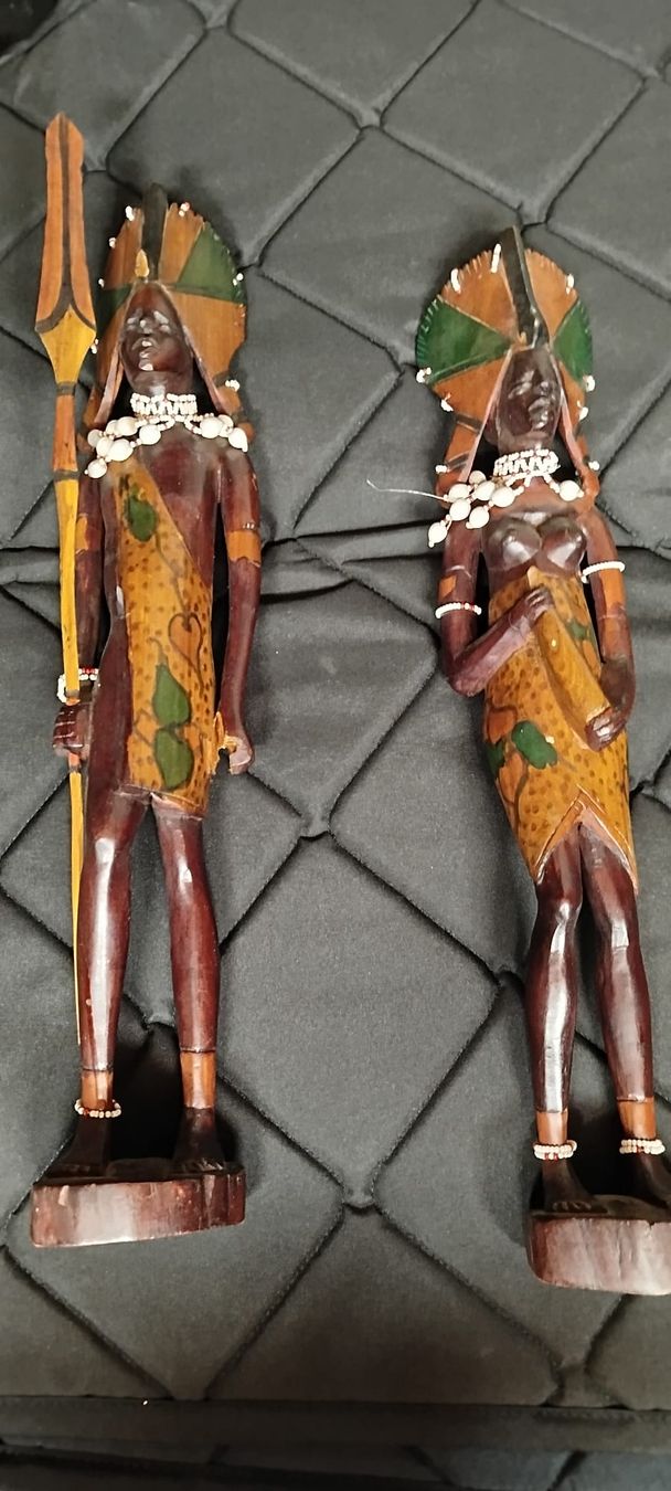 Statuette: Statue legno africane originali – Usato da Ascona venduto da bol_ysh5