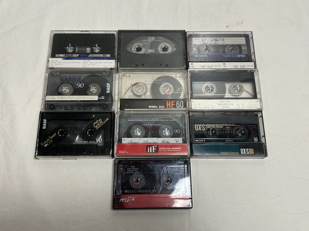 Kompaktkassetten: Cassettes audio Sony BASF divers  – Gebraucht aus Geneve von Fil1997