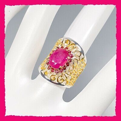 Ringe: ♛ Grosser Rubin 925 Silberring – Neu und originalverpackt aus Oberglatt ZH von Hot-Spot 1