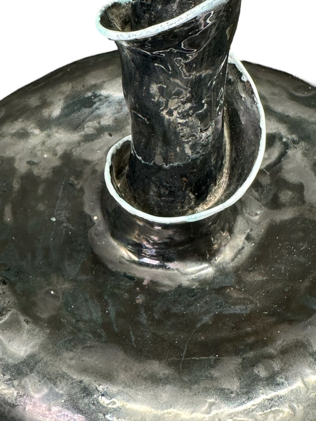 Lampen: Pied de lampe de style brutaliste en grès émaillé signé – Gebraucht aus Morges von mod_q7tt 2
