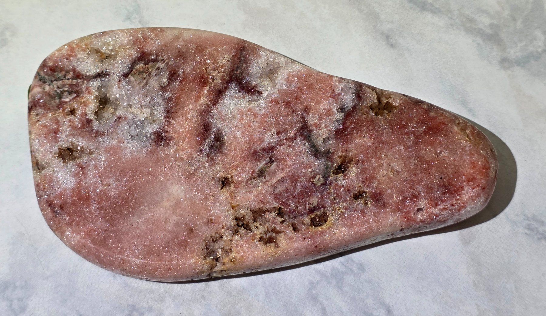 Minerali & Pietre curative: Pink Amethyst Freiform 500g – Nuovo e nell'imballaggio originale da Matzingen venduto da Shay_Crystalz