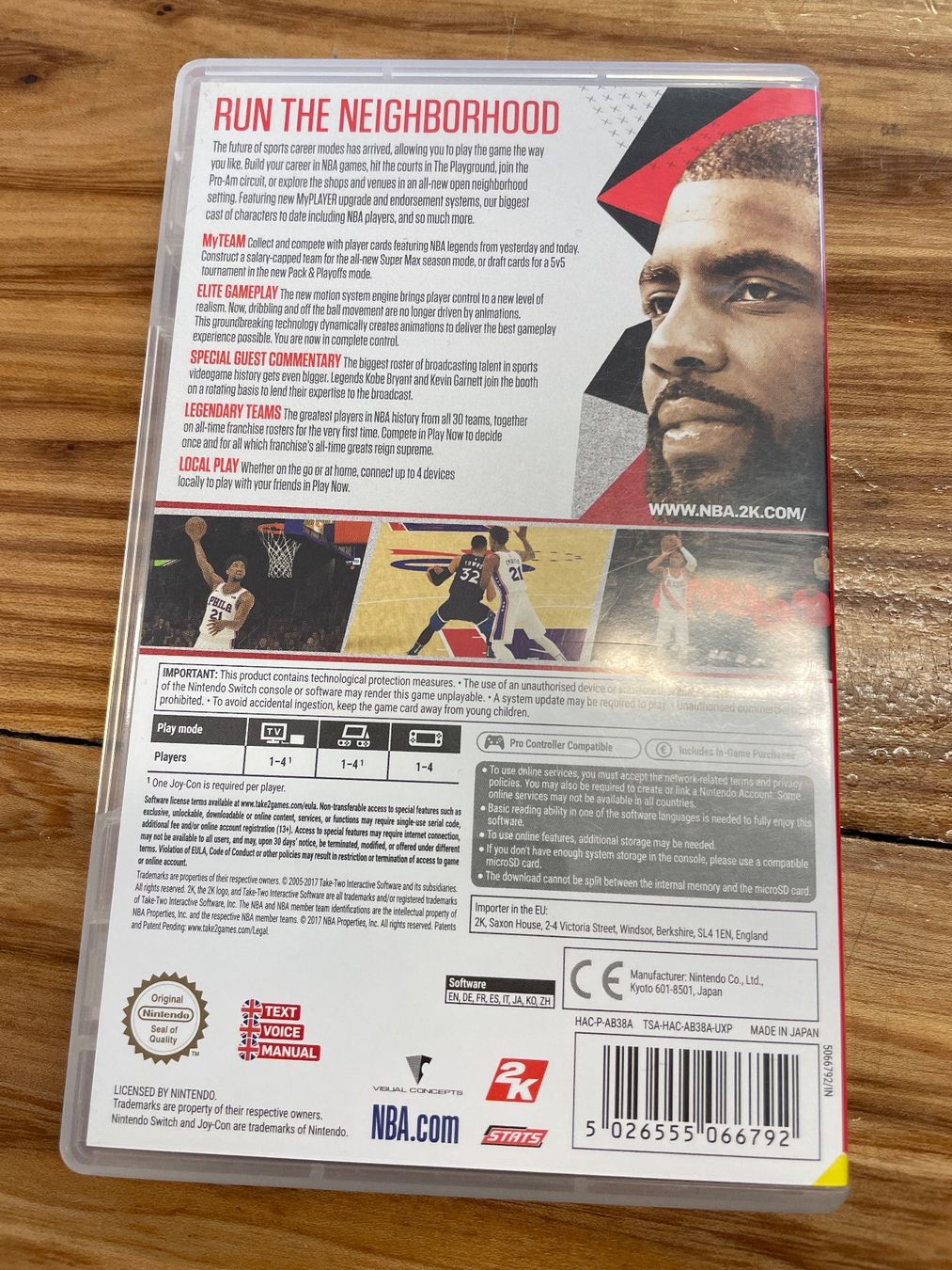Nintendo Giochi: NBA 2k18 nintendo switch – Usato da Bellelay venduto da tif_xh6r 1