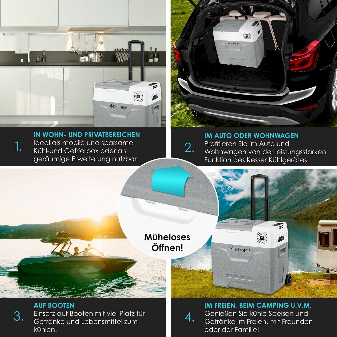 Kühlschränke & Kühlen: Kompressor Kühlbox elektrisch 50L DC/AC – Neu und originalverpackt aus Bottighofen von zaap 4