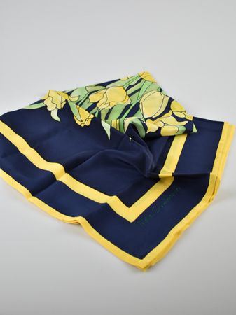Seidentuch, handbemalt, Unikat, 104 x 104cm