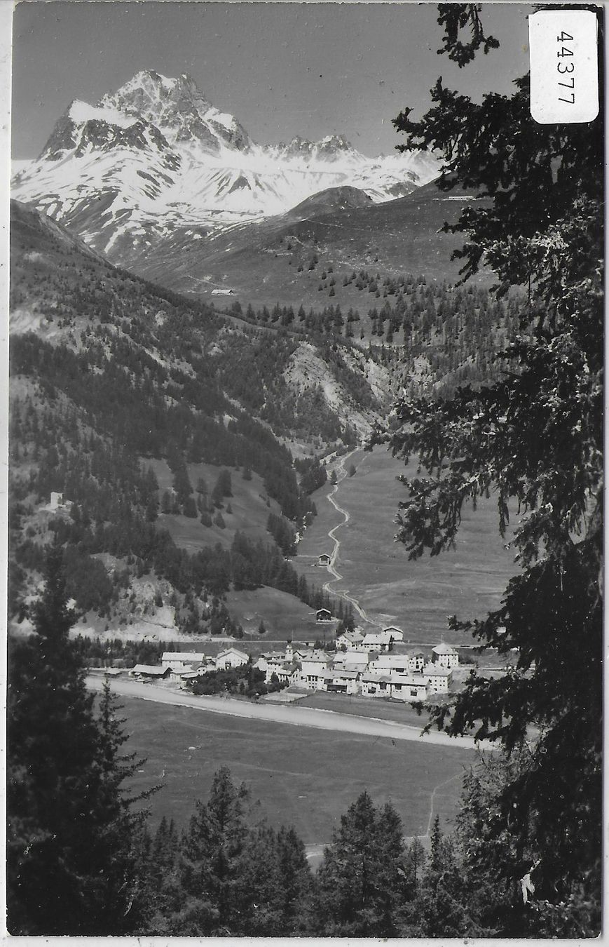 Cartoline postali: Madulein Madulain (Engadin) Generalansicht – Usato da Ettingen venduto da Kartenplanet