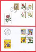 2001 - 2002   Pro Juventute 2  FDC  Sätze  ERSTTAG