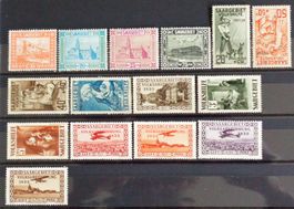 SAARGEBIET: Lot ungebrauchter Marken * aus 1923–1934
