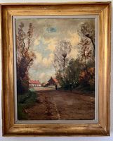Grosses Ölgemälde von Gaston de Biemme 1930 - 1939