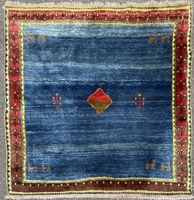 Wunderschöner  Orientteppich,Gabbeh,206x206.cm