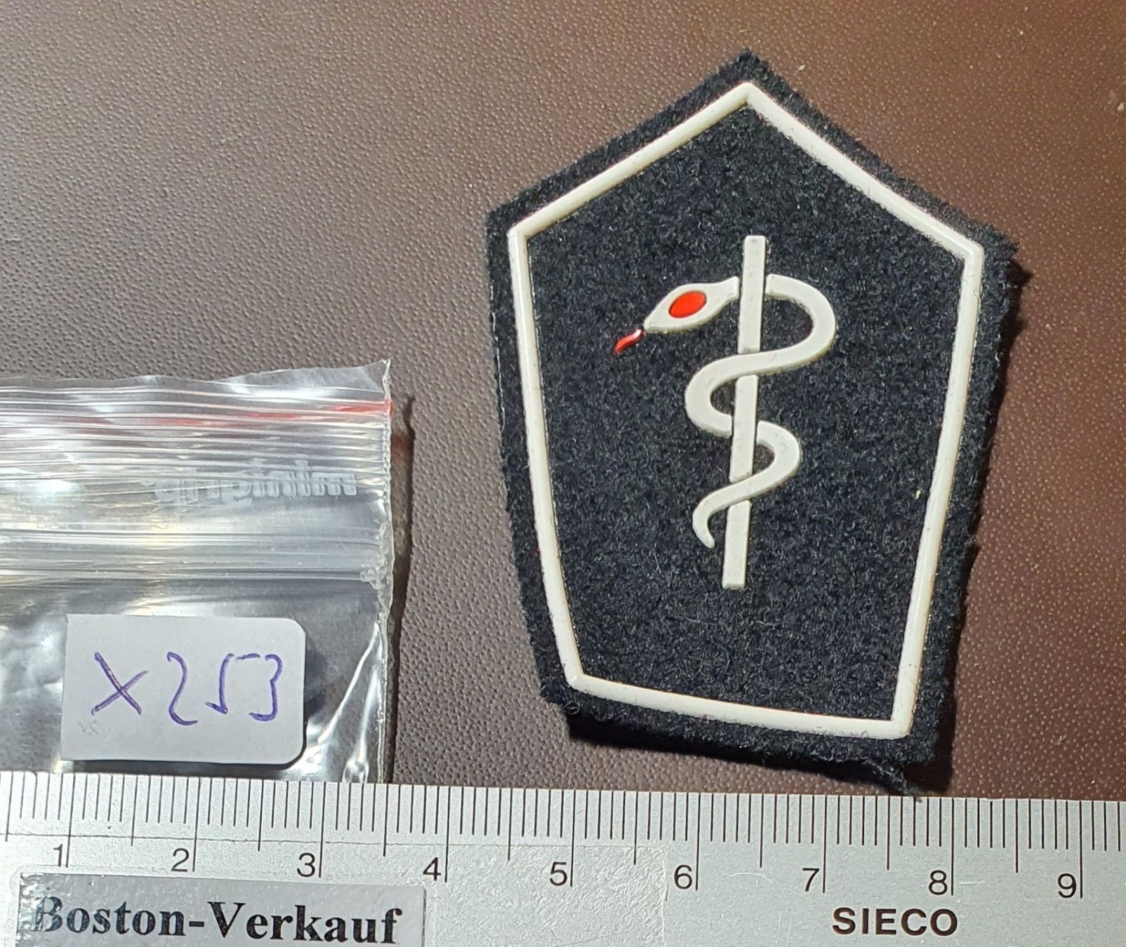 Placchette & Badge: X253 - Patch Abzeichen Feuwerwehr oder Militär Armee – Usato da Reinach BL venduto da Boston-Verkauf 2
